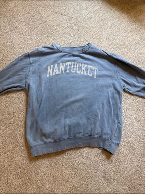 Nantucket Blue Crewneck Sweatshirt